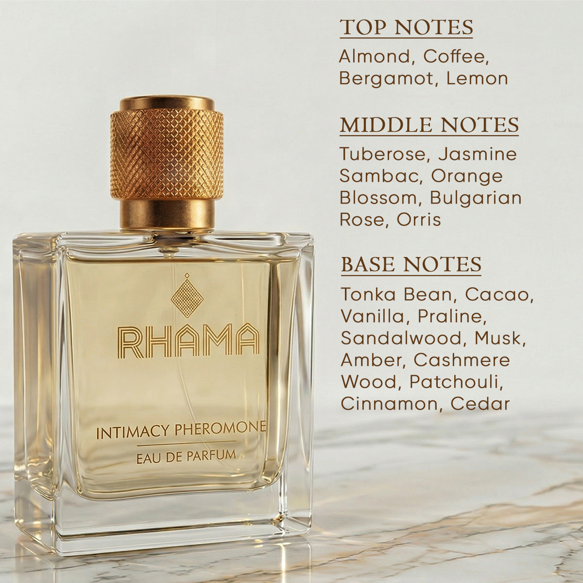 Rhama® Dark Floral Gourmand Eau de Parfum