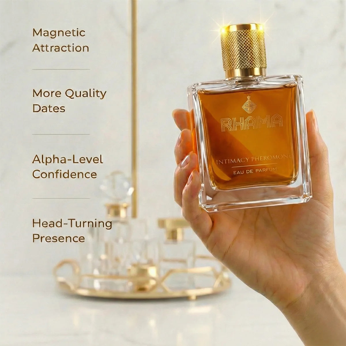 Rhama®  Intimacy Pheromones Perfume | Attraction DNA Infused Formula