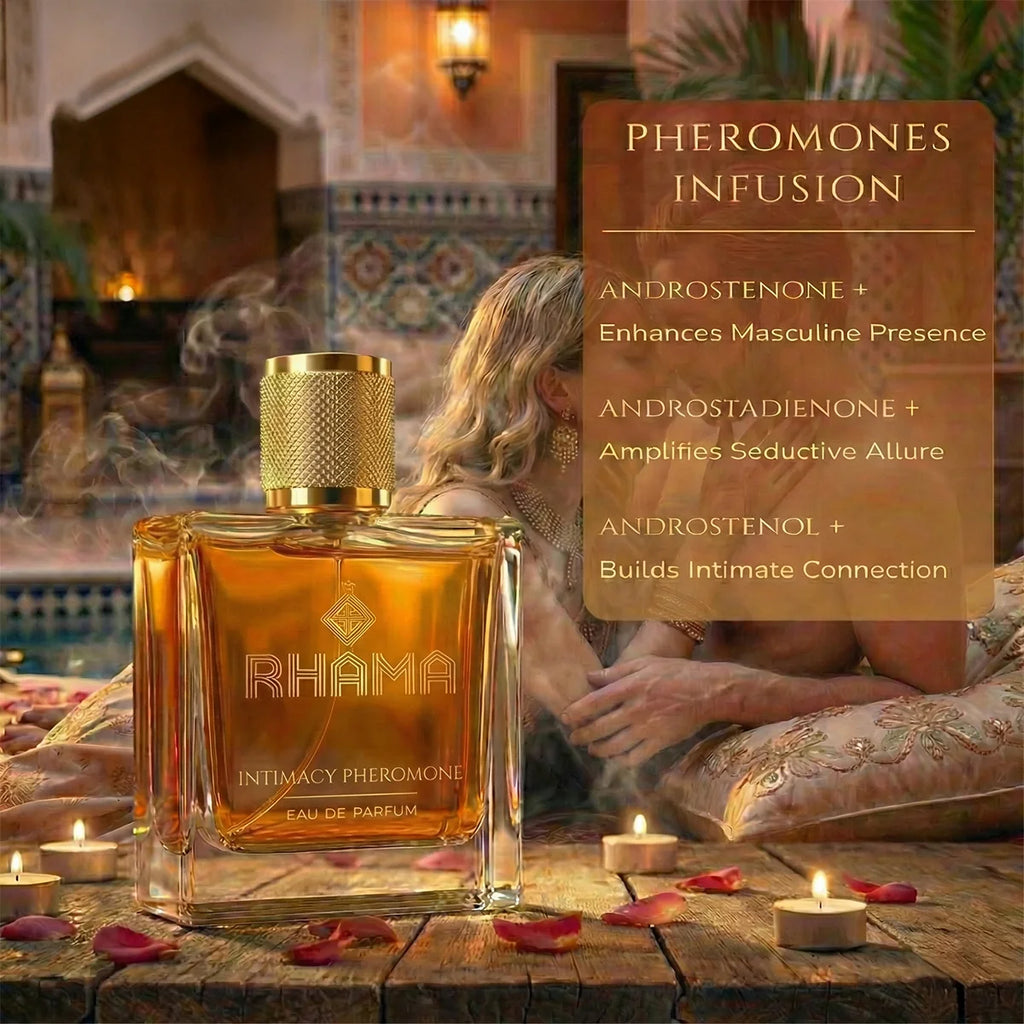 Rhama®  Intimacy Pheromones Perfume For Men | Attraction DNA Infused Formula