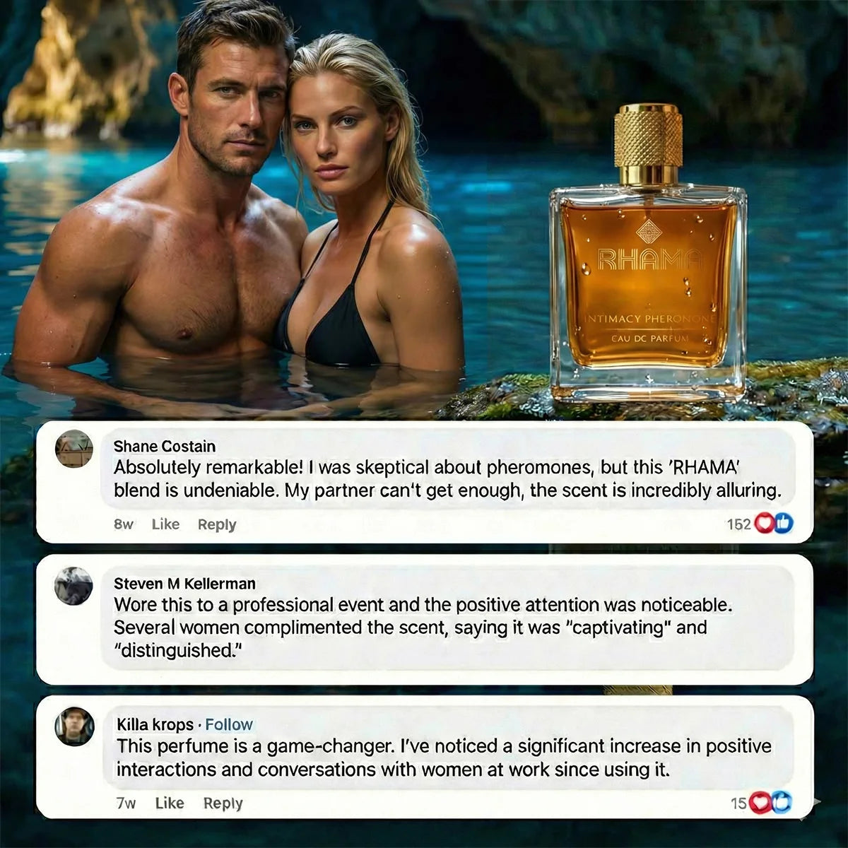 Rhama®  Intimacy Pheromones Perfume | Attraction DNA Infused Formula