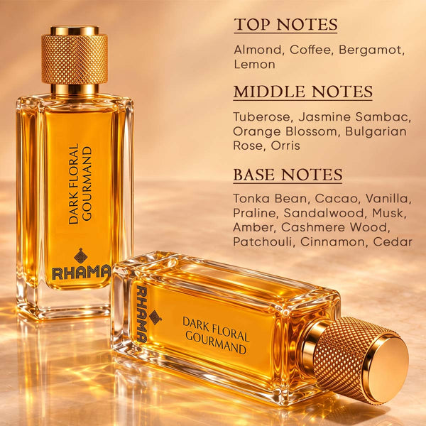 Rhama® Dark Floral Gourmand – Eau de Parfum, 20 ml