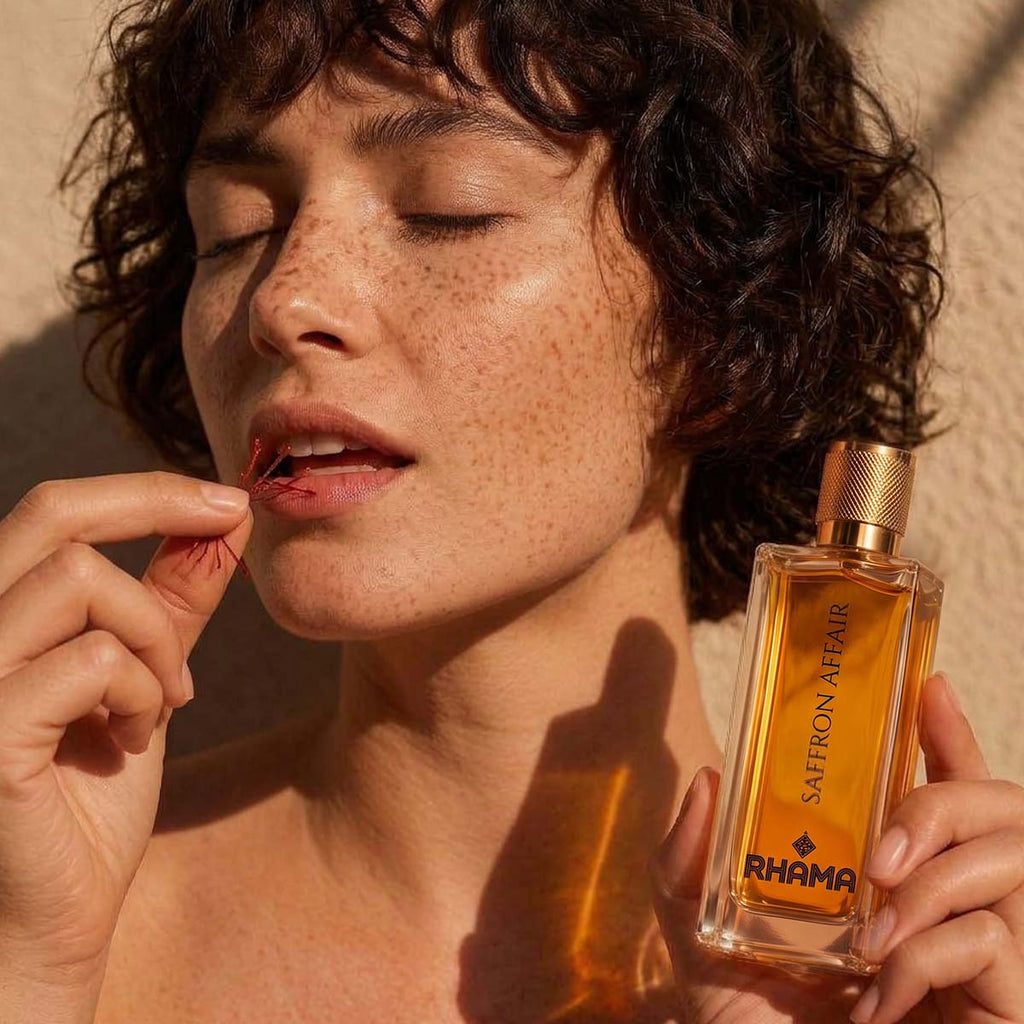 RHAMA Saffron Affair 20 ml — lifestyle image