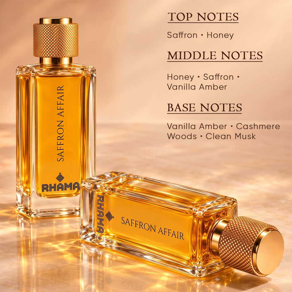 RHAMA Saffron Affair 20 ml — fragrance notes