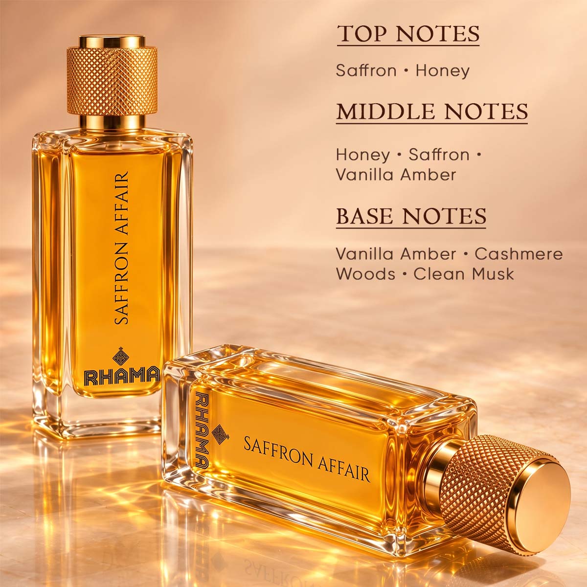 RHAMA Saffron Affair 20 ml — fragrance notes