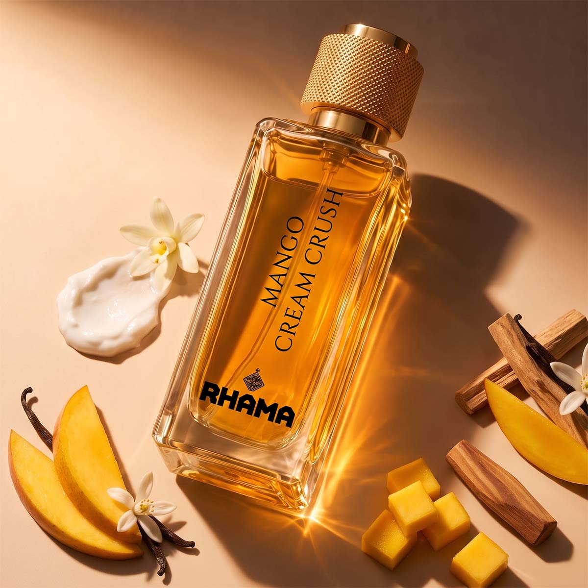 RHAMA Mango Cream Crush 20 ml — top bottle view