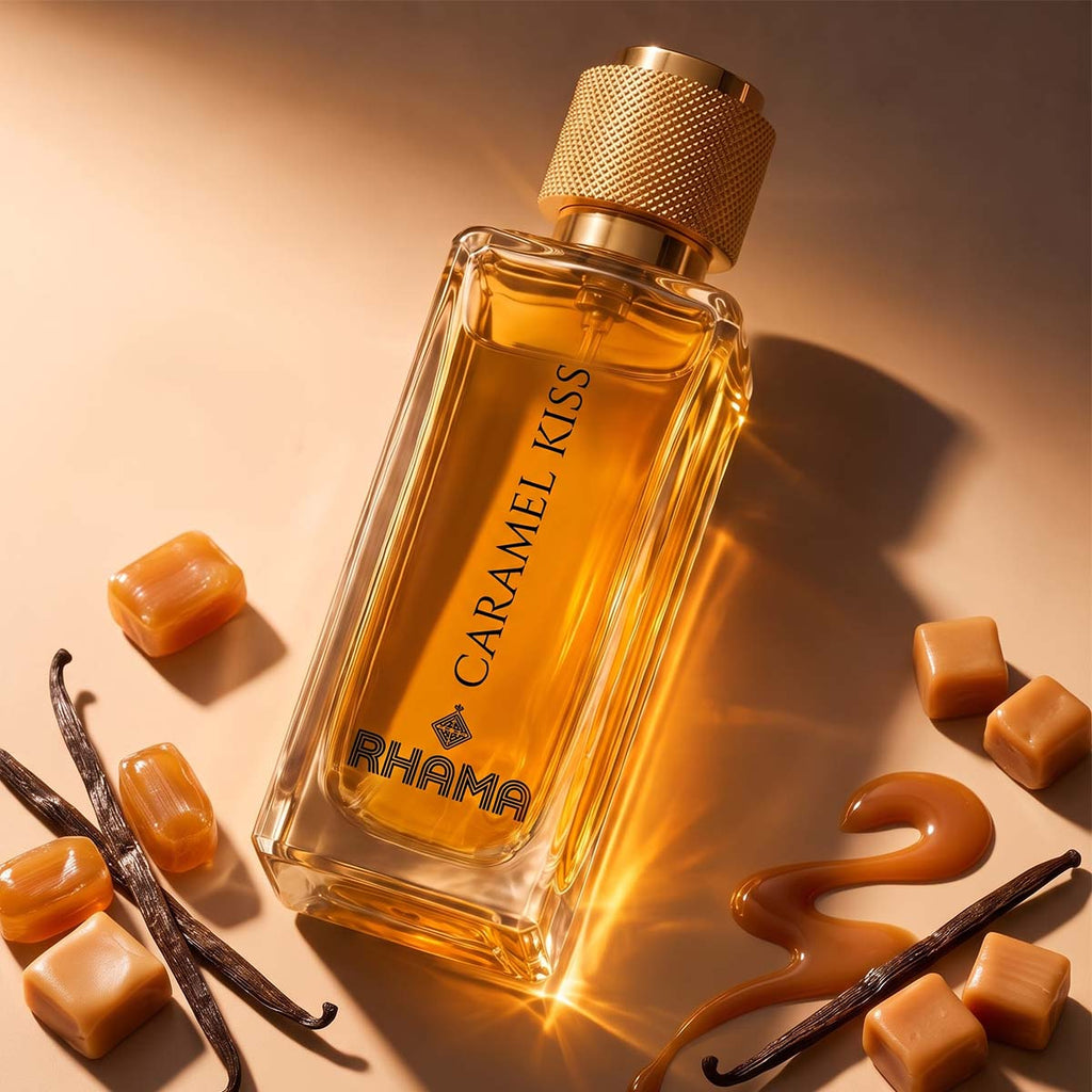RHAMA Caramel Kiss 20 ml — top bottle view