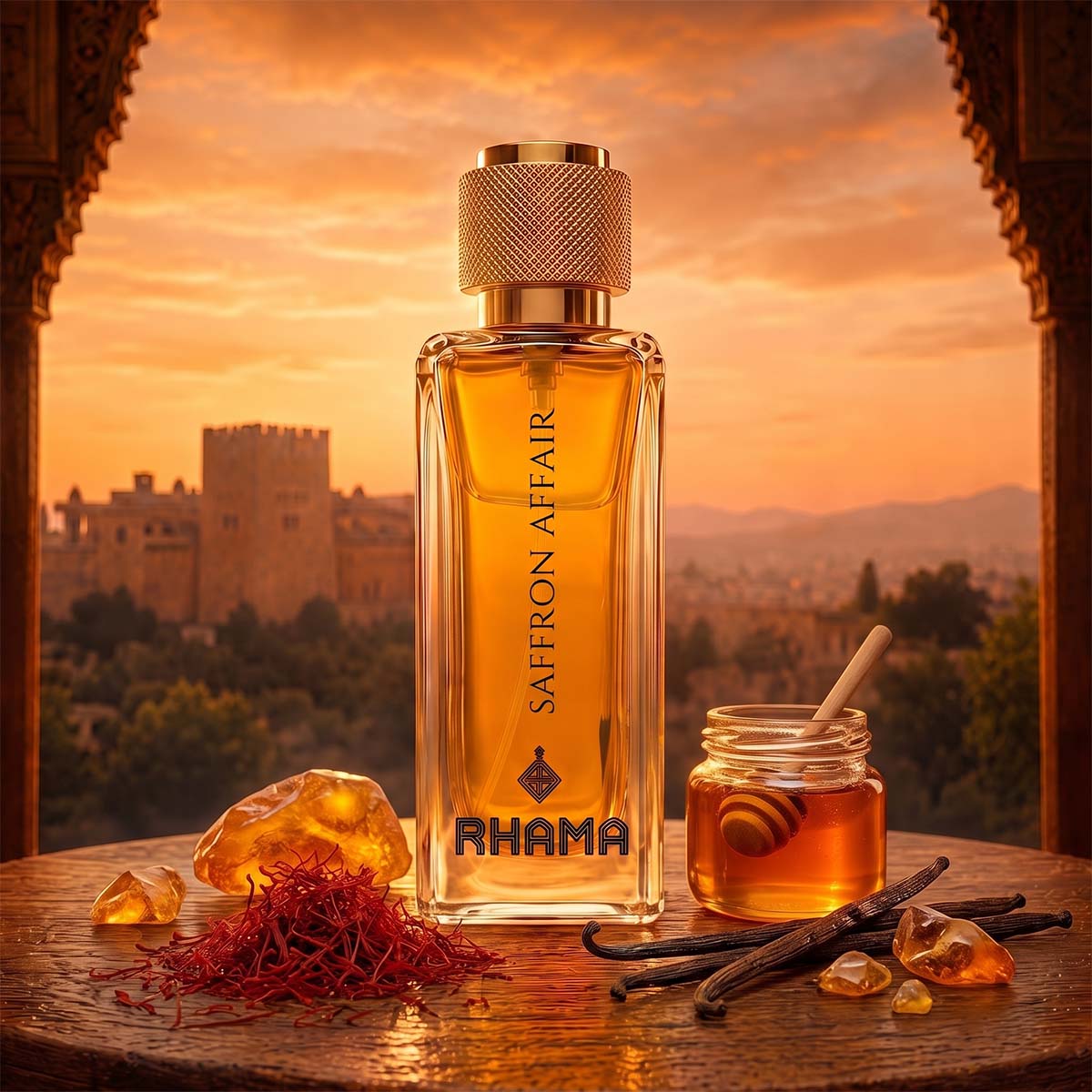 RHAMA Saffron Affair 20 ml — front bottle view