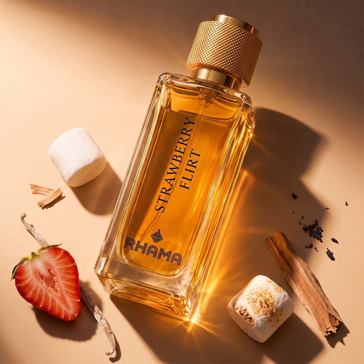 RHAMA Strawberry Flirt 20 ml — top bottle view