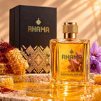 RHAMA Saffron Affair 50 ml — bottle and box