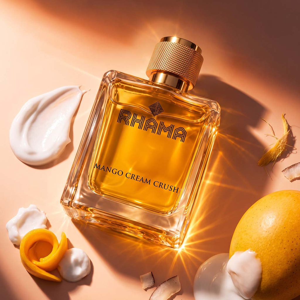 RHAMA Mango Cream Crush 50 ml — top bottle view