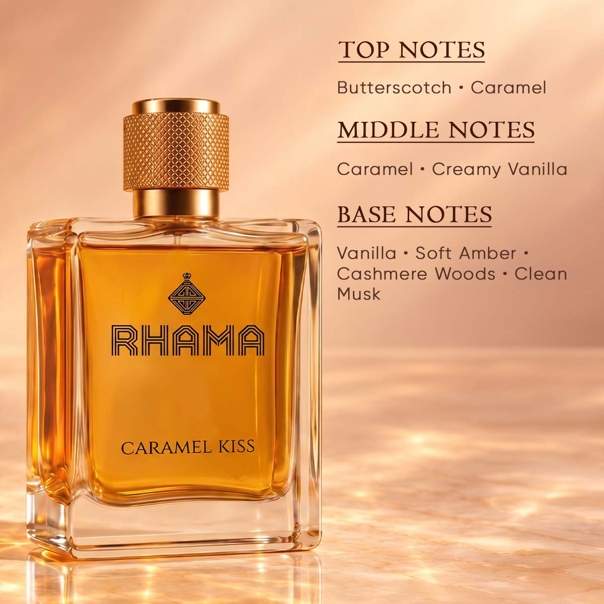 RHAMA Caramel Kiss 50 ml — fragrance notes