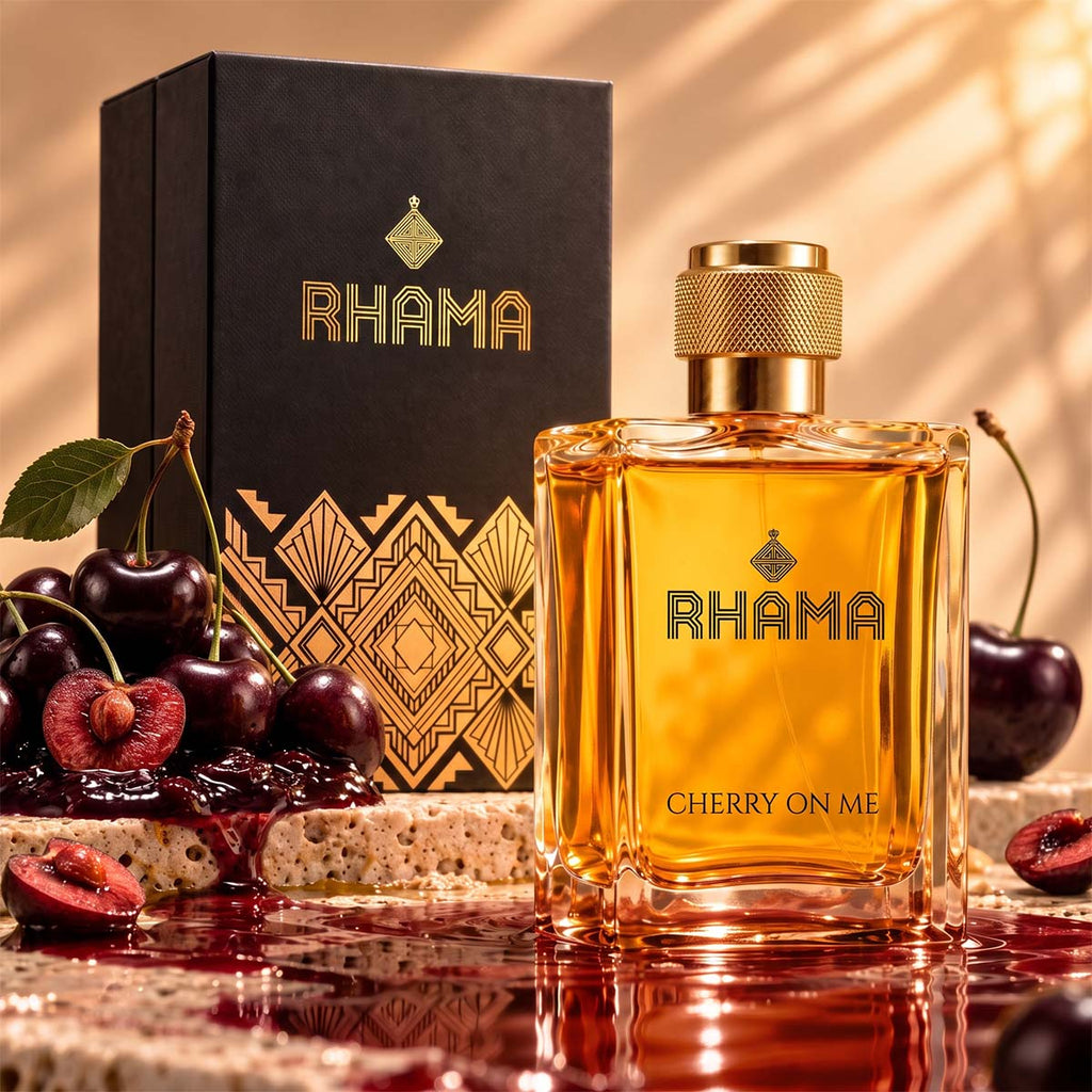 RHAMA Cherry on Me 50 ml — bottle and box