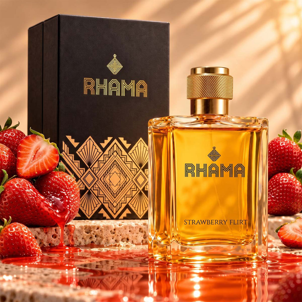 RHAMA Strawberry Flirt 50 ml — bottle and box