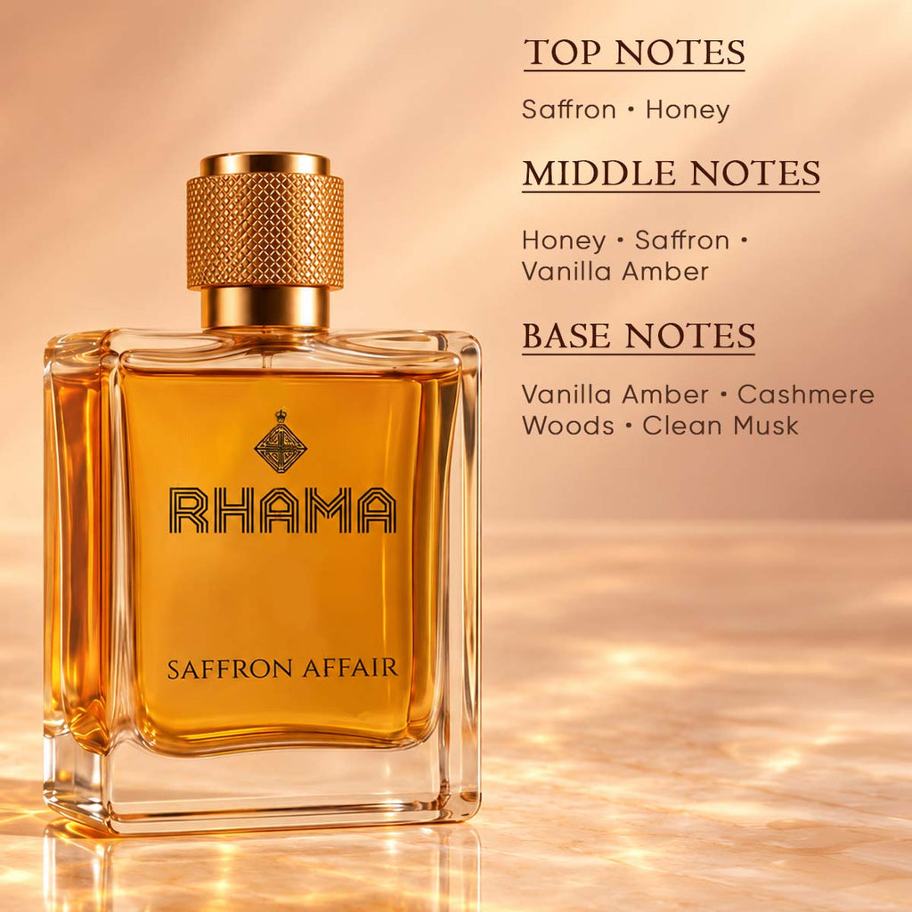 RHAMA Saffron Affair 50 ml — fragrance notes