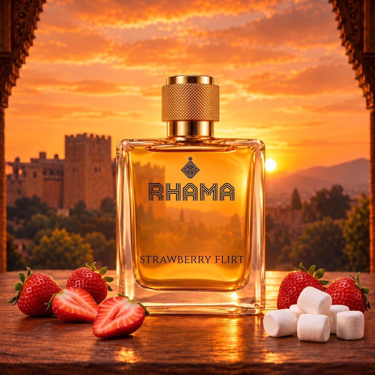 RHAMA Strawberry Flirt 50 ml — front bottle view
