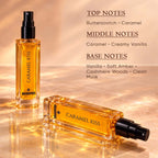 Rhama Caramel Kiss 8ml perfume top, middle and base fragrance notes