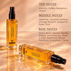 Rhama Dark Floral Gourmand 8ml perfume top, middle and base fragrance notes