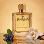 RHAMA Flora Bouquet 50 ml perfume bottle with fragrance ingredients