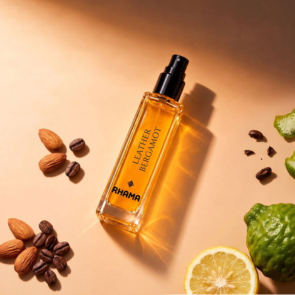 Rhama® Leather Bergamot – Eau de Parfum, 8 ml