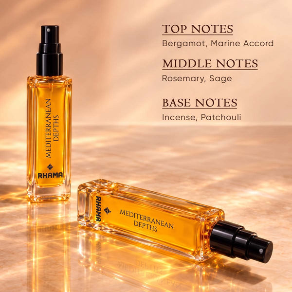 Rhama® Mediterranean Depths – Eau de Parfum, 8 ml