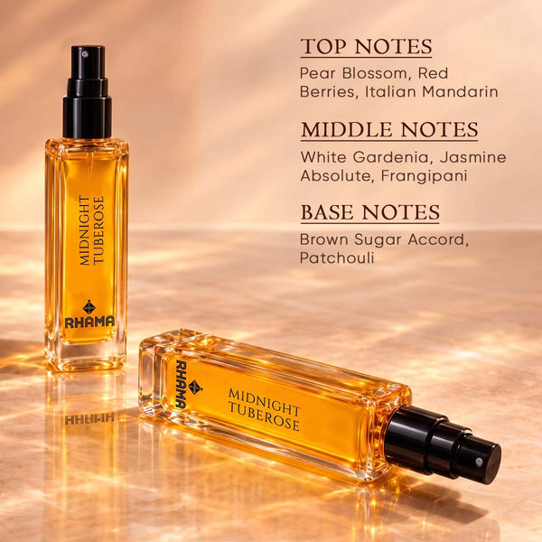Rhama® Midnight Tuberose – Eau de Parfum, 8 ml