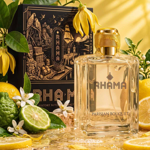 Rhama Parisian Bouquet, 50 ml perfume – ingredient-inspired bottle photo