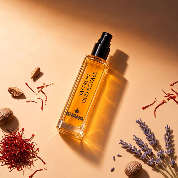 Rhama® Saffron Oud Royale – Eau de Parfum, 8 ml