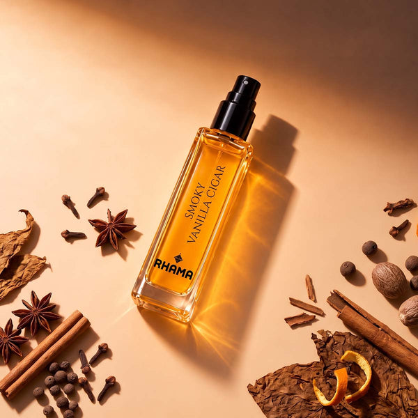 Rhama® Smoky Vanilla Cigar – Eau de Parfum, 8 ml